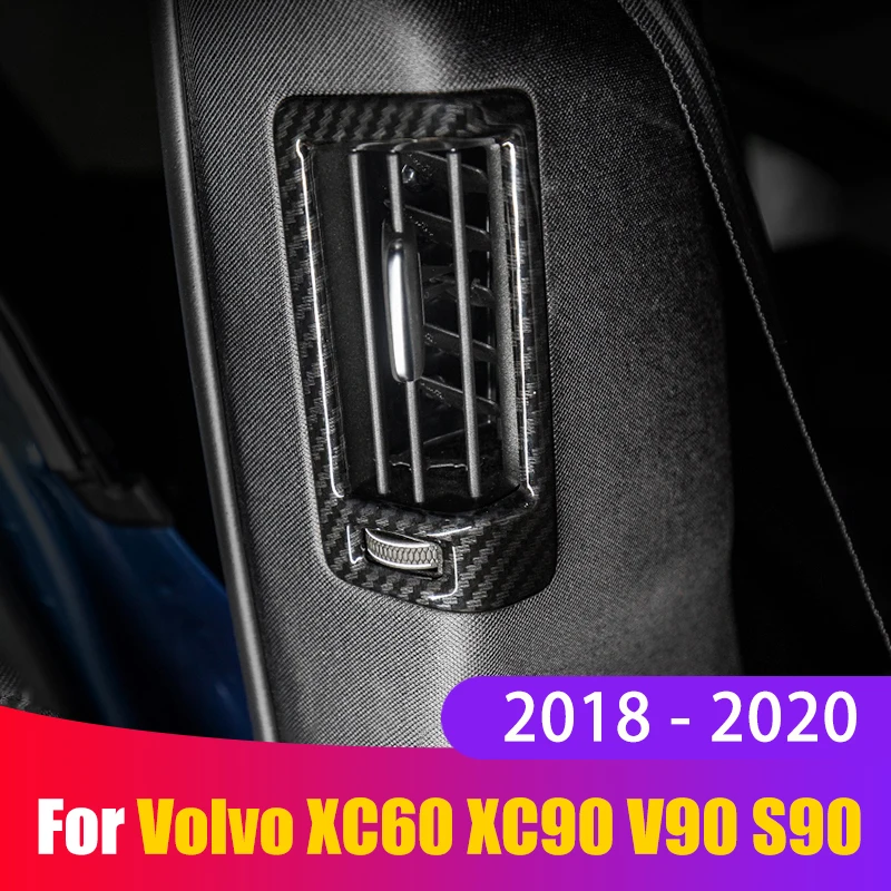 For Volvo XC60 XC90 S90 V90 2018 2019 2020 ABS Car Inner Rear Center Pillar Side Air Vent Outlet Cover Trim Stickers Accessories
For Volvo XC60 XC90 S90 V90 2018 2019 2020 ABS Car Inner Rear Center Pillar Side Air Vent Outlet Cover Trim Stickers Accessories