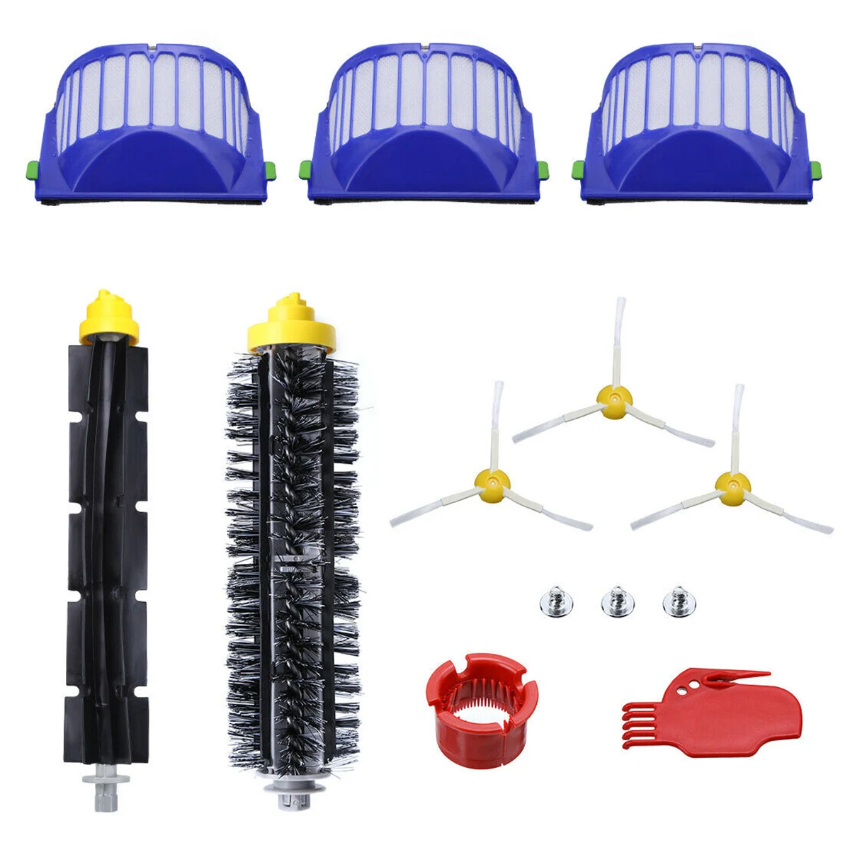 

Replacement Parts Kit For IRobot Roomba 680 670 600 Series Vacuum Beater Bristle Brush+Aero Vac Filter+side Brush