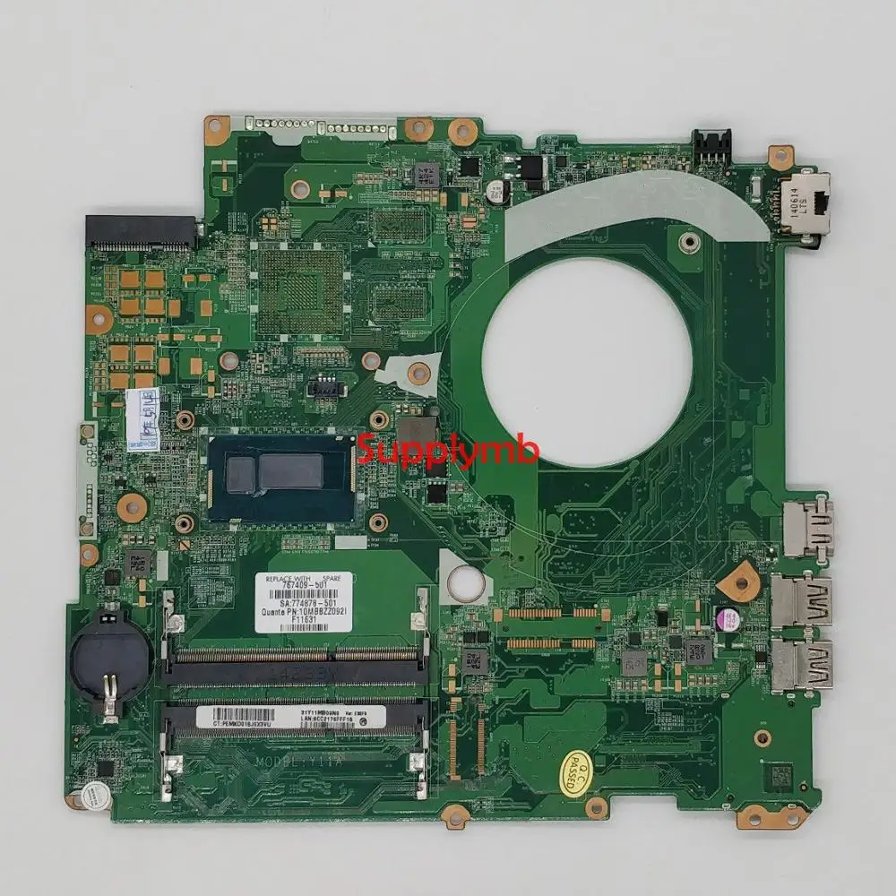 767409-501 767409-001 DAY11AMB6E0 UMA w i5-4210U CPU Onboard for HP 17-F Series 17T-F000 NoteBook PC Laptop Motherboard Tested
767409-501 767409-001 DAY11AMB6E0 UMA w i5-4210U CPU Onboard for HP 17-F Series 17T-F000 NoteBook PC Laptop Motherboard Tested