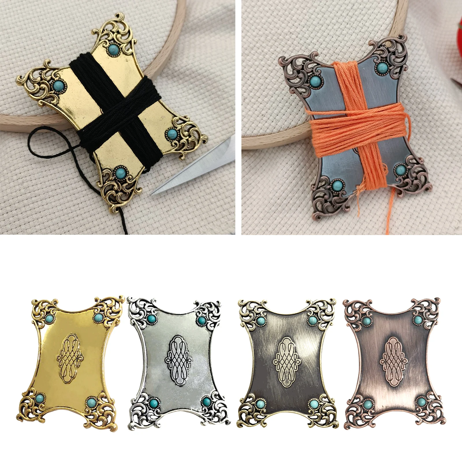 Embroidery Thread Holder Floss Craft Bobbin Cross Stitch Storage Holder Metal Sewing Thread Board Thread Organizer
Embroidery Thread Holder Floss Craft Bobbin Cross Stitch Storage Holder Metal Sewing Thread Board Thread Organizer