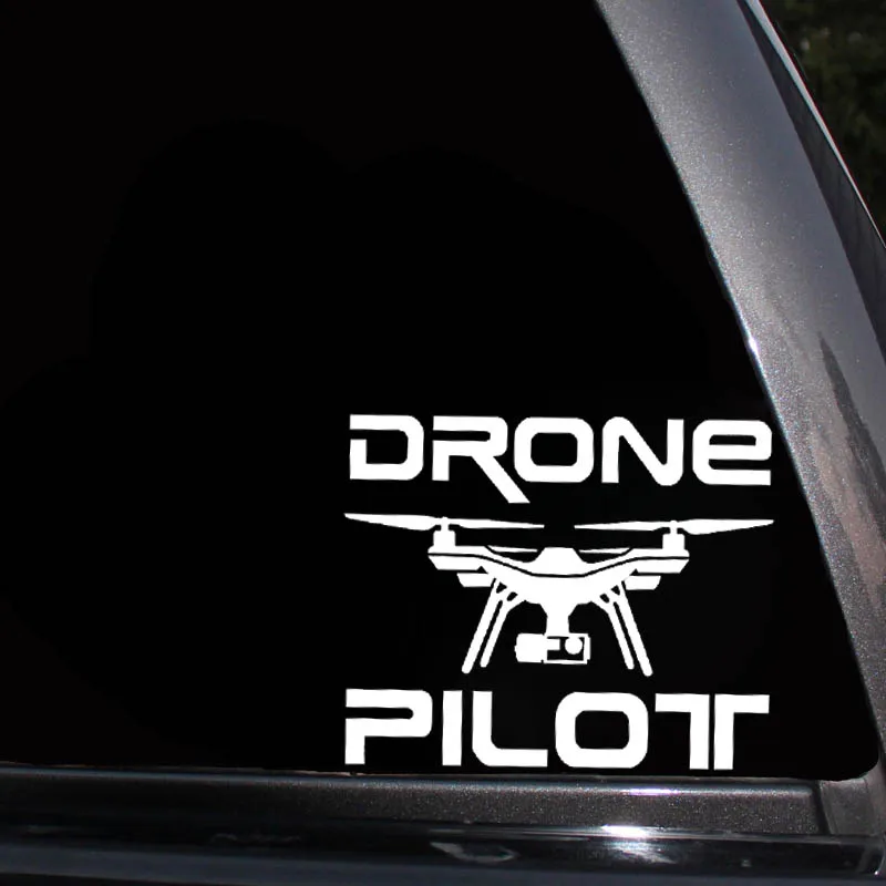 Personalized Car Stickers " DRONE PILOT " Drone Car and Motorcycle Body Exterior Waterproof and Sunscreen Vinyl Decal,15CM*12CM 
Personalized Car Stickers " DRONE PILOT " Drone Car and Motorcycle Body Exterior Waterproof and Sunscreen Vinyl Decal,15CM*12CM