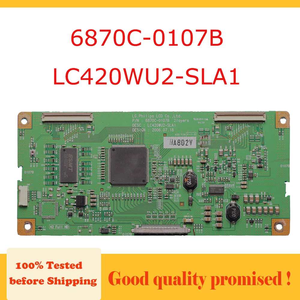 6870C 0107B LC420WU2 SLA1 TCON плата для LG TV 6870c0107b lc420wu2SLA1 профессиональная тестовая 6870c