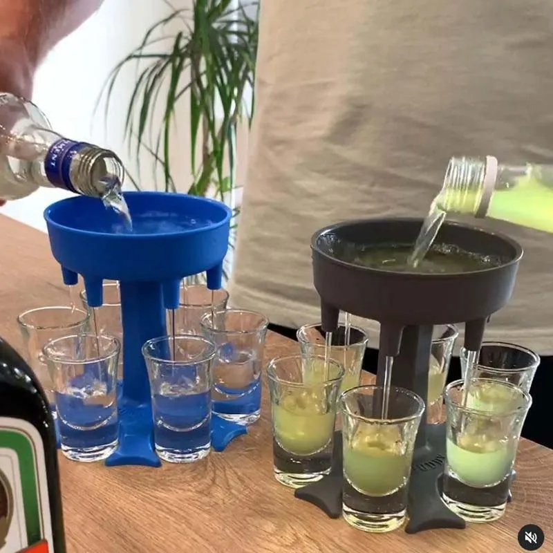 6 Shot Glass Liquor Dispenser Beverage and Alcohol Dispenser Bar Shot Drink Dispenser for Parties Housewarming Gift
6 Shot Glass Liquor Dispenser Beverage and Alcohol Dispenser Bar Shot Drink Dispenser for Parties Housewarming Gift