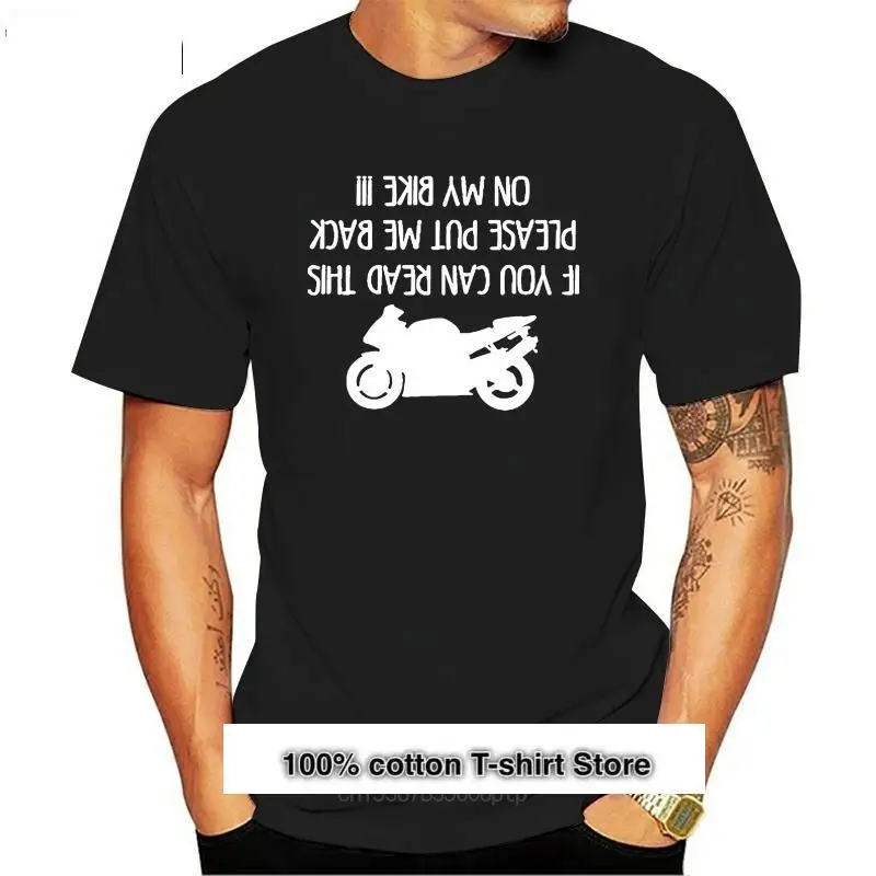 Camisetas divertidas para hombre y mujer, camiseta negra para motocicleta, Unisex
Camisetas divertidas para hombre y mujer, camiseta negra para motocicleta, Unisex