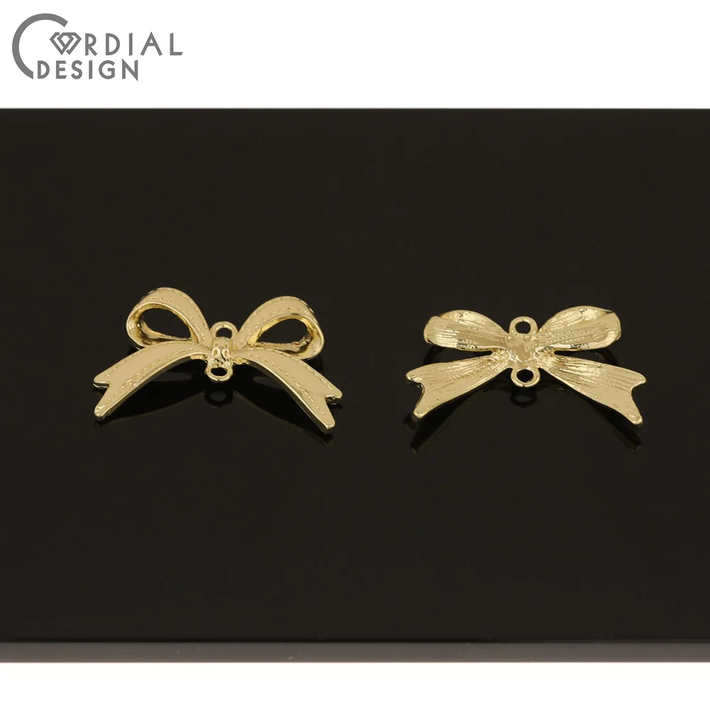 Cordial Design 100Pcs 18*26MM Earrings Accessories/Connectors/Bowknot Shape/Hand Made/Jewelry Findings & Components/DIY Charms
Cordial Design 100Pcs 18*26MM Earrings Accessories/Connectors/Bowknot Shape/Hand Made/Jewelry Findings & Components/DIY Charms