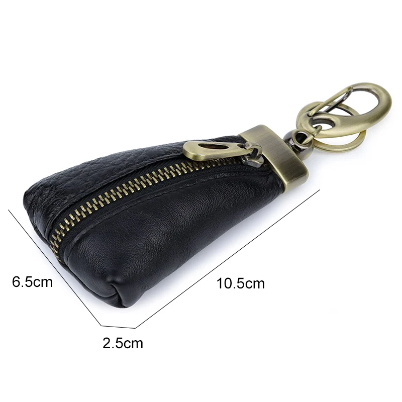 Exquisite Car Key bag Zipper Genuine Leather Men Women Car Key Wallets Keychain Pouch Portable Mini Car Key Holder Housekeeper 
Exquisite Car Key bag Zipper Genuine Leather Men Women Car Key Wallets Keychain Pouch Portable Mini Car Key Holder Housekeeper