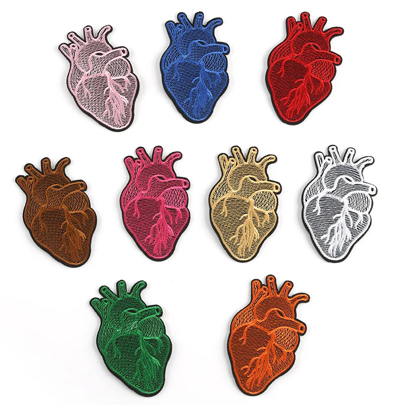 Multi-color heart embroidery punk patch embroidery cloth stickers clothes iron on clothes iron badge popular wholesale
Multi-color heart embroidery punk patch embroidery cloth stickers clothes iron on clothes iron badge popular wholesale