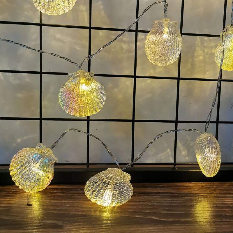 LED Shell Light String 1.5M / 3M Fairy Tale Garland Light Mermaid Shiny Shell Light String Wedding Christmas Home Decoration
LED Shell Light String 1.5M / 3M Fairy Tale Garland Light Mermaid Shiny Shell Light String Wedding Christmas Home Decoration