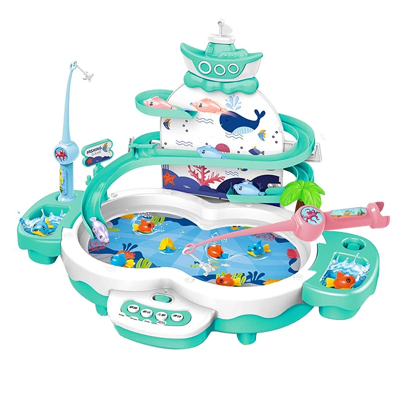 Fishing Games Toys for Kids - 3 in 1 Electric Toys with Songs Story & Animal Sounds - Learning Toys for 3 4 5 Year Old 
Fishing Games Toys for Kids - 3 in 1 Electric Toys with Songs Story & Animal Sounds - Learning Toys for 3 4 5 Year Old