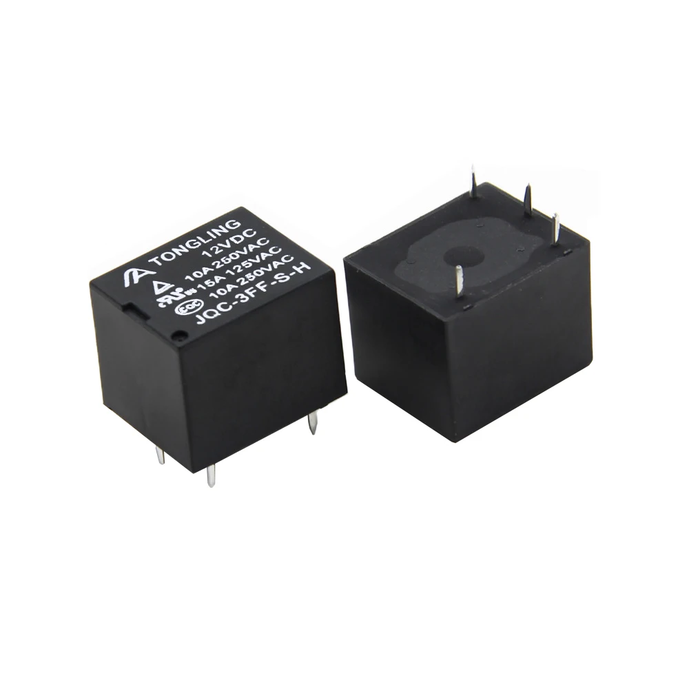 5PCS Relay 12V 4/5Pins T73 Small Normally Open Black Electromagnetic 10A JQC-3FF-S-H/Z
5PCS Relay 12V 4/5Pins T73 Small Normally Open Black Electromagnetic 10A JQC-3FF-S-H/Z