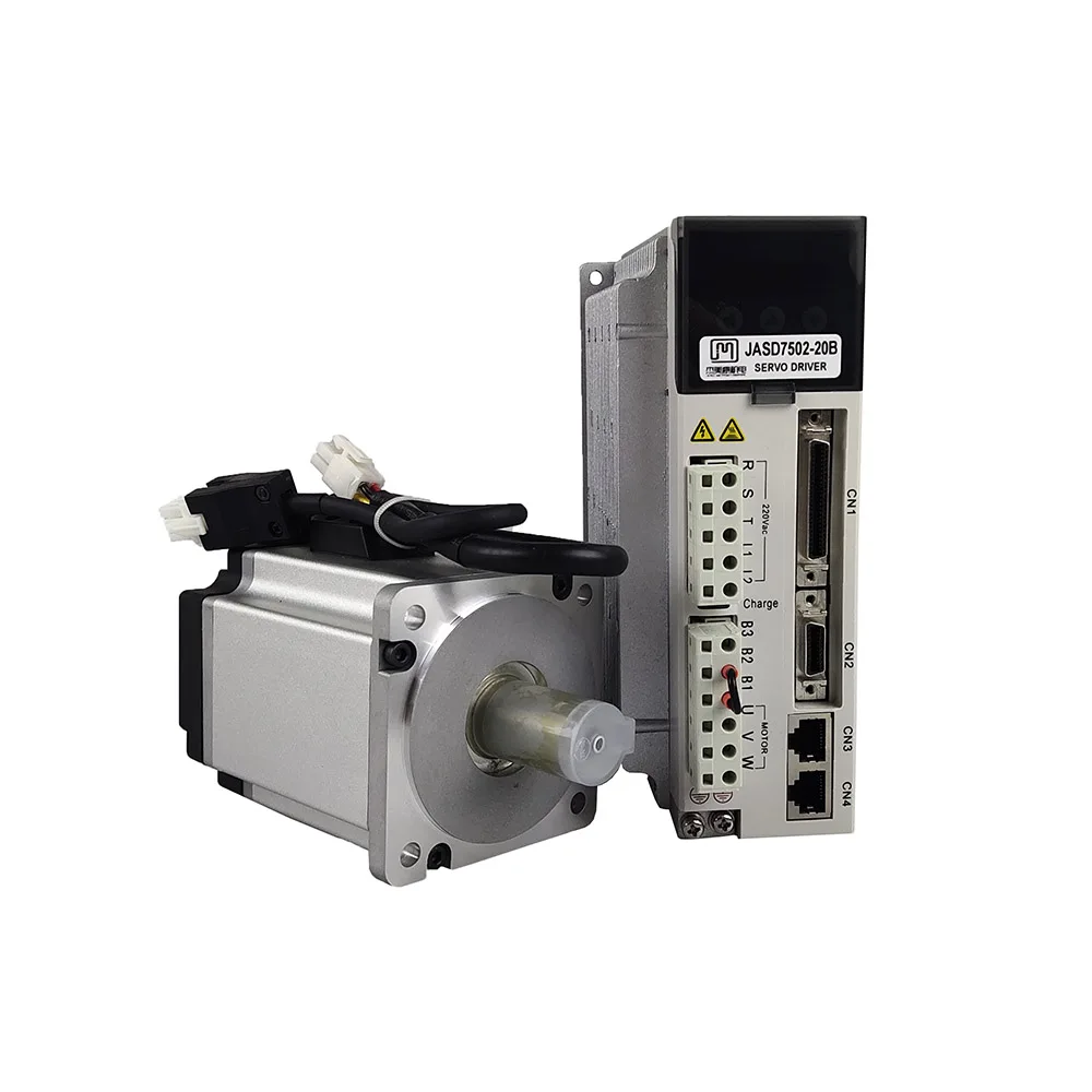 JMC 750W servo driver motor kit AC220V high voltage servo cnc kit servo driver JSD7502-20B + servo motor 80JASM507230K17BCT
JMC 750W servo driver motor kit AC220V high voltage servo cnc kit servo driver JSD7502-20B + servo motor 80JASM507230K17BCT
