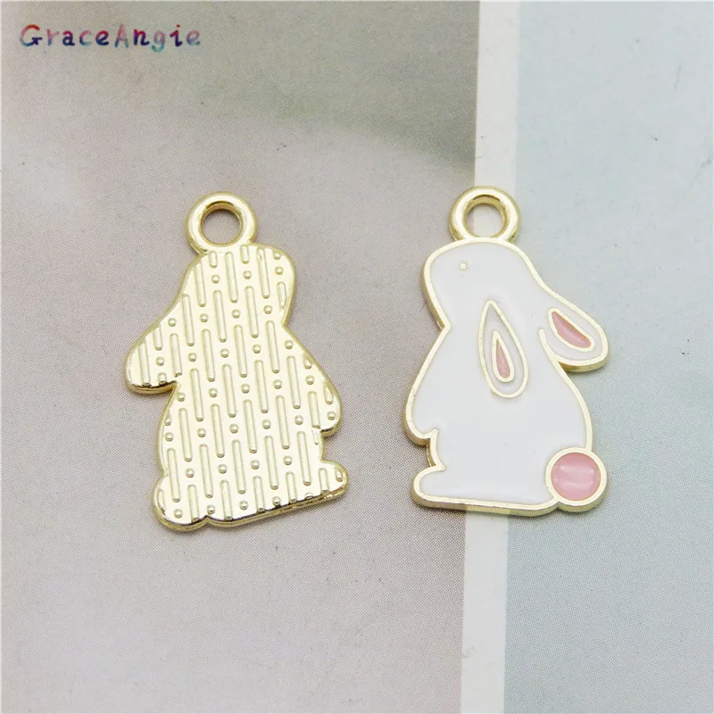 10pcs Enamel Charms Animals Rabbit Pendant for necklace earrings diy fashion child handmade bracelet Anklet keychain Accessories
10pcs Enamel Charms Animals Rabbit Pendant for necklace earrings diy fashion child handmade bracelet Anklet keychain Accessories
