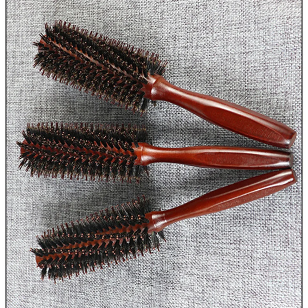 Bristles Hair Brush Comb Round Comb Twill with Wood Handle for Hair Drying Styling Curling (Twill 10)
Bristles Hair Brush Comb Round Comb Twill with Wood Handle for Hair Drying Styling Curling (Twill 10)