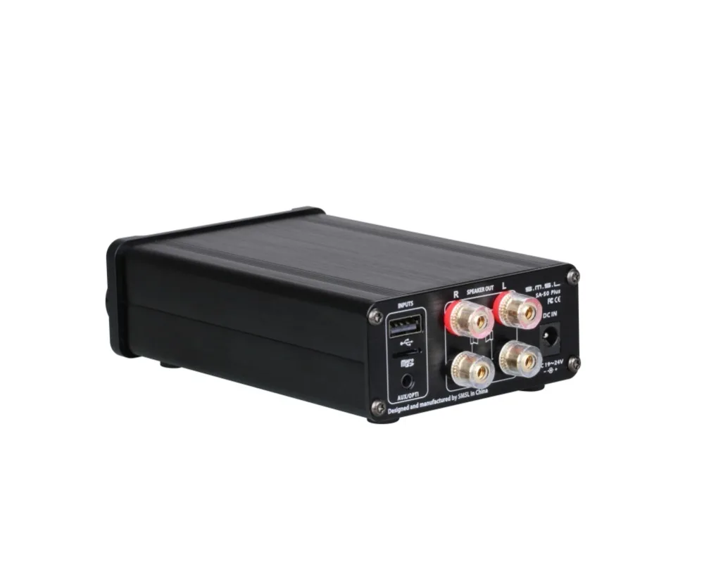 SMSL SA-50 Plus HiFi 50W AUX оптический USB диск портативный усилитель мощности цифровой |