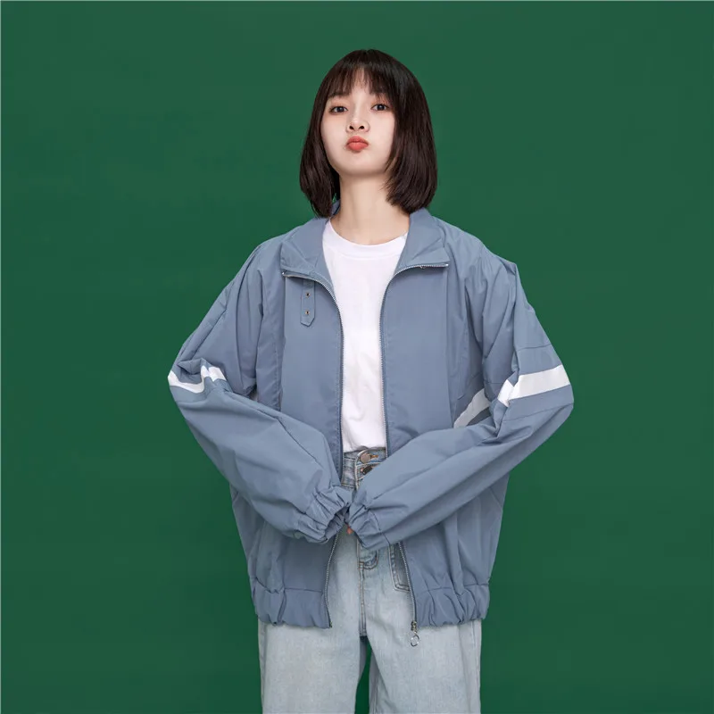 Spring and Autumn Korean Thin Section Harajuku Jacket Wild Casual Retro Jacket Women's Baseball Uniform Trend XL top
Spring and Autumn Korean Thin Section Harajuku Jacket Wild Casual Retro Jacket Women's Baseball Uniform Trend XL top