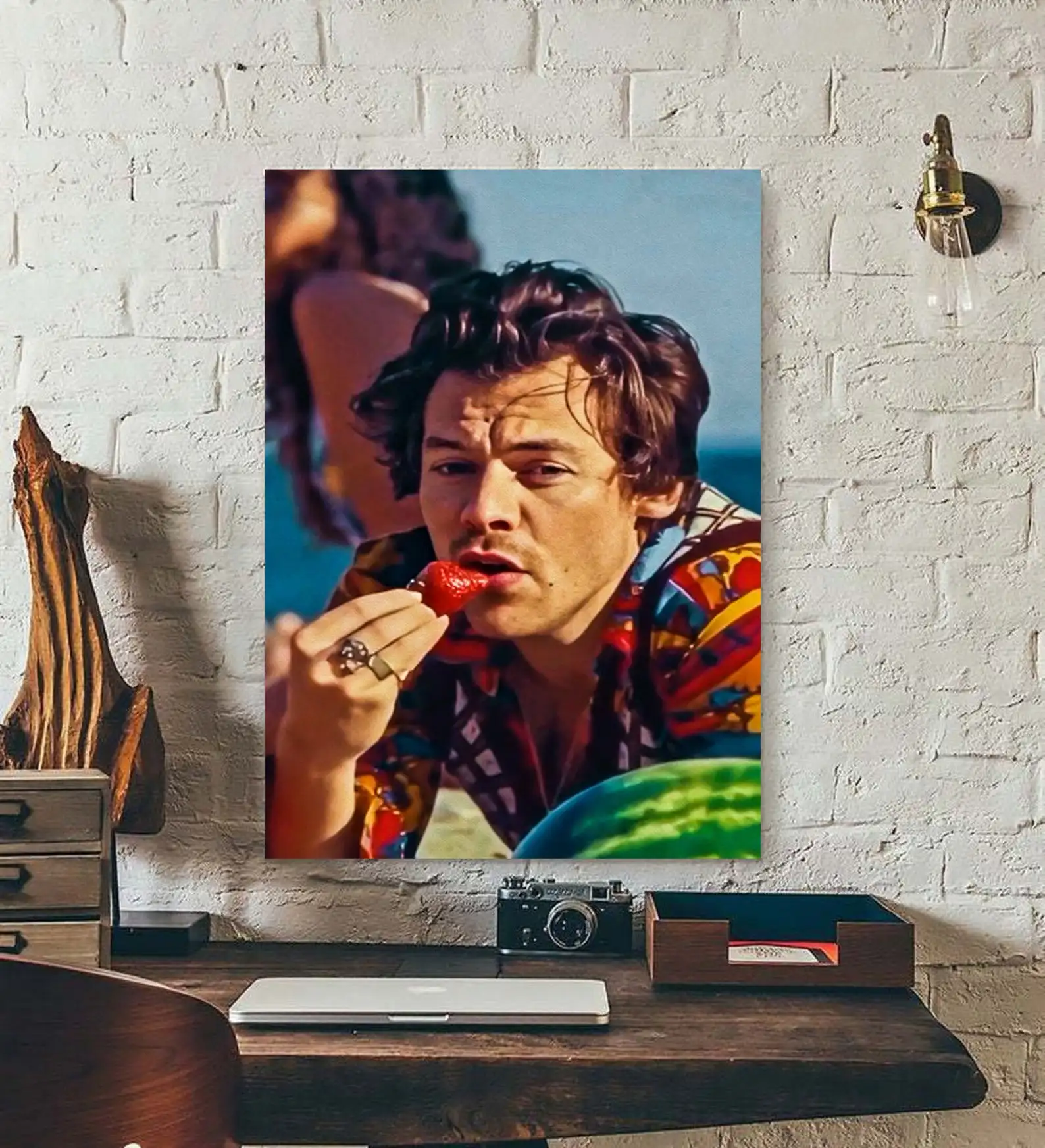 Home Decor Modular Canvas Harry Styles Eating Strawberries Picture Painting Modern Printed Poster Wall Art Living Room No Frame
Home Decor Modular Canvas Harry Styles Eating Strawberries Picture Painting Modern Printed Poster Wall Art Living Room No Frame