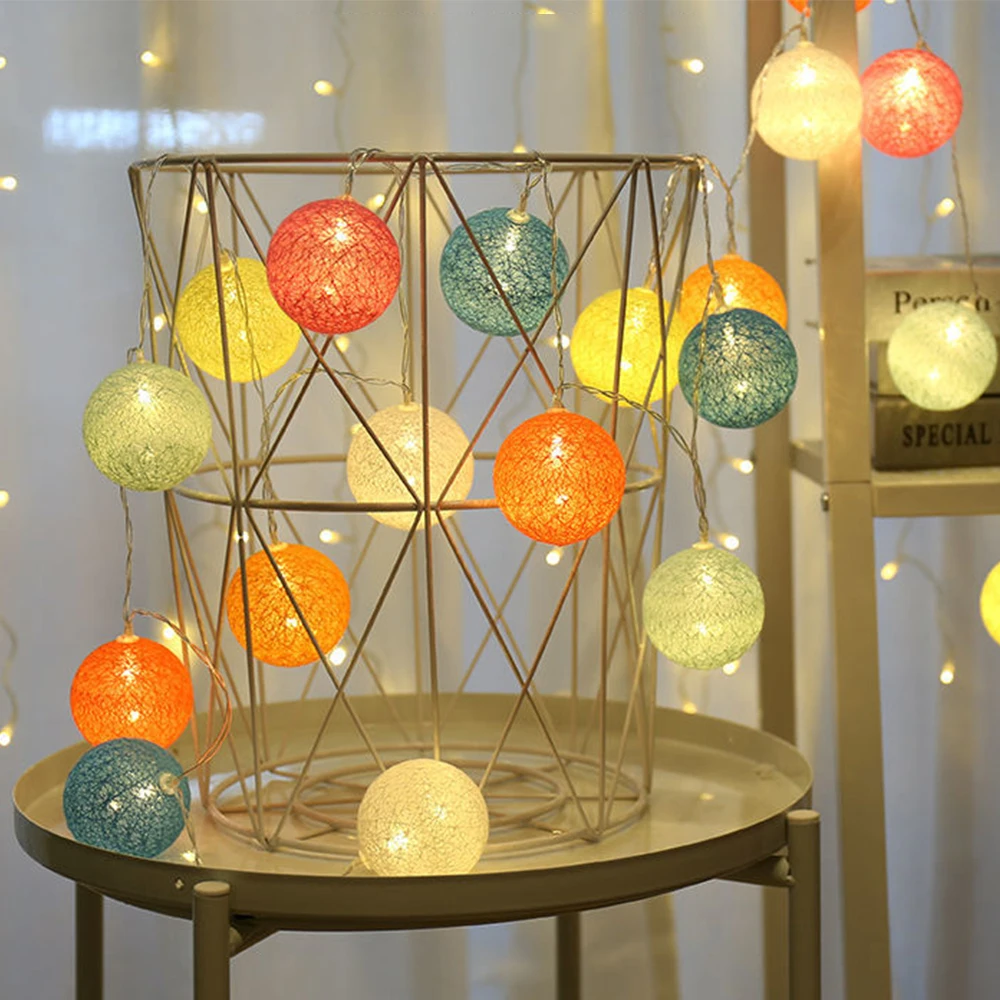 Cotton Ball Light LED Cotton Ball Garland String Light Christmas Fairy Tale Light String Outdoor Holiday Wedding Bedroom Lantern
Cotton Ball Light LED Cotton Ball Garland String Light Christmas Fairy Tale Light String Outdoor Holiday Wedding Bedroom Lantern