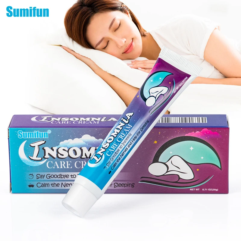 20g Sumifun Insomnia Care Cream Sleepless Relax Relieve Stress Balm Chinese Herbal Medicine Improve Sleep Quality Ointment
20g Sumifun Insomnia Care Cream Sleepless Relax Relieve Stress Balm Chinese Herbal Medicine Improve Sleep Quality Ointment