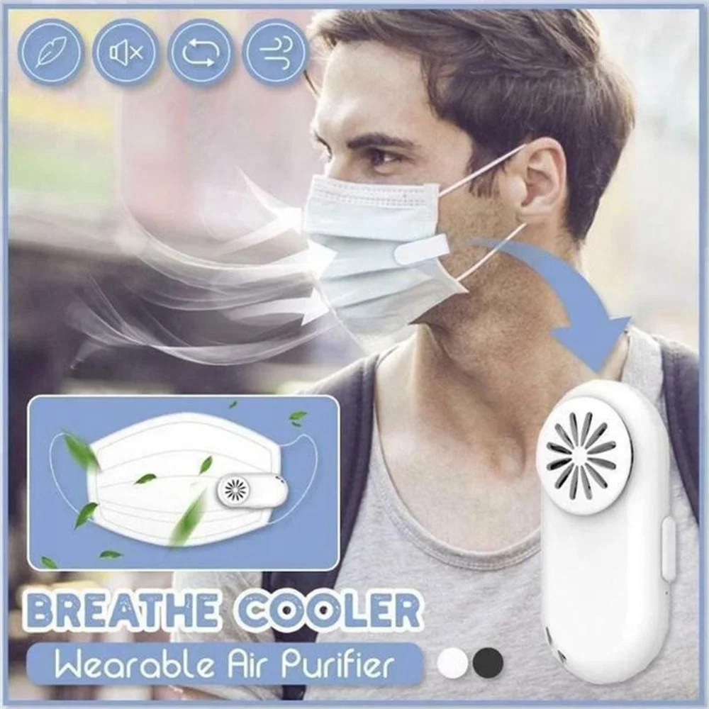 Portable Mini Breathe Cooler Wearable Air Purifier For Pm2.5 Face Mouth Mask Facemask Usb Charging Outdoor Clip Type Mini Fan
Portable Mini Breathe Cooler Wearable Air Purifier For Pm2.5 Face Mouth Mask Facemask Usb Charging Outdoor Clip Type Mini Fan