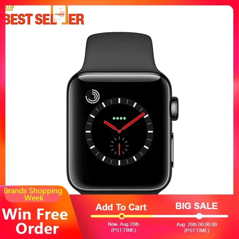 Apple iwatch 1 поколения умные часы 8GB Bluetooth 4 2 38/42 мм кольцо ремни Смарт Носимых