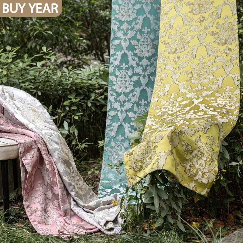 Classical Curtains for Living Dining Room Bedroom European-style High-precision Tulle-dyed Jacquard Curtains French Window
Classical Curtains for Living Dining Room Bedroom European-style High-precision Tulle-dyed Jacquard Curtains French Window