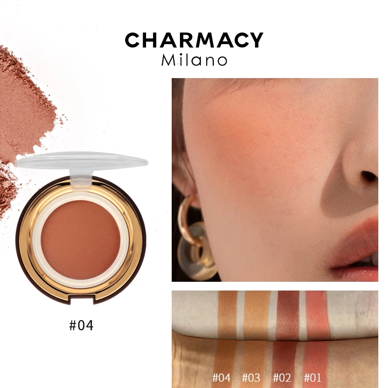 CHARMACY Nude High Quality Professional Face Power Korean Makeup Repairing Blush Monochrome Peach Pallete Face Blusher Cosmetics
CHARMACY Nude High Quality Professional Face Power Korean Makeup Repairing Blush Monochrome Peach Pallete Face Blusher Cosmetics