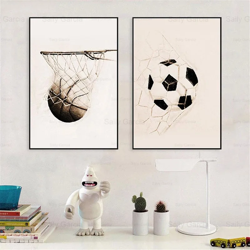 Football Basketball Baseball Canvas Painting Abstract Poster Art Wallpaper Modern Print Picture Craft for Home Living Room Decor
Football Basketball Baseball Canvas Painting Abstract Poster Art Wallpaper Modern Print Picture Craft for Home Living Room Decor