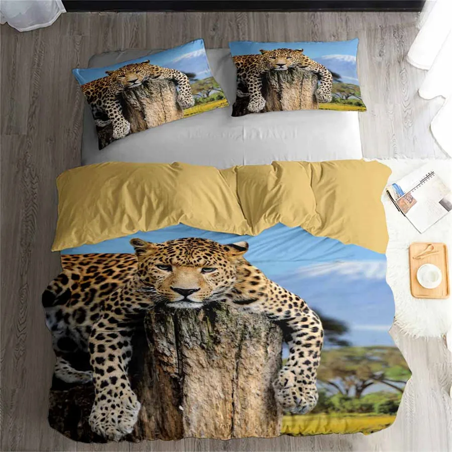 Комплект постельного белья 3D с леопардовым принтом, комплект пододеяльников с рисунком дерева, двуспальный, Королевский, с наволочками, СЕМ... 
Комплект постельного белья 3D с леопардовым принтом, комплект пододеяльников с рисунком дерева, двуспальный, Королевский, с наволочками, СЕМ...