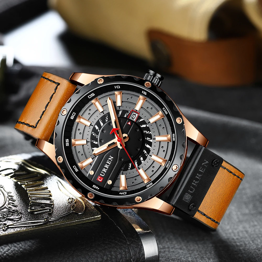2020 CURREN New Fashion Mens Watches Top Brand Luxury Leather Sport Watch Men Quartz Clock Waterproof Wristwatch
2020 CURREN New Fashion Mens Watches Top Brand Luxury Leather Sport Watch Men Quartz Clock Waterproof Wristwatch