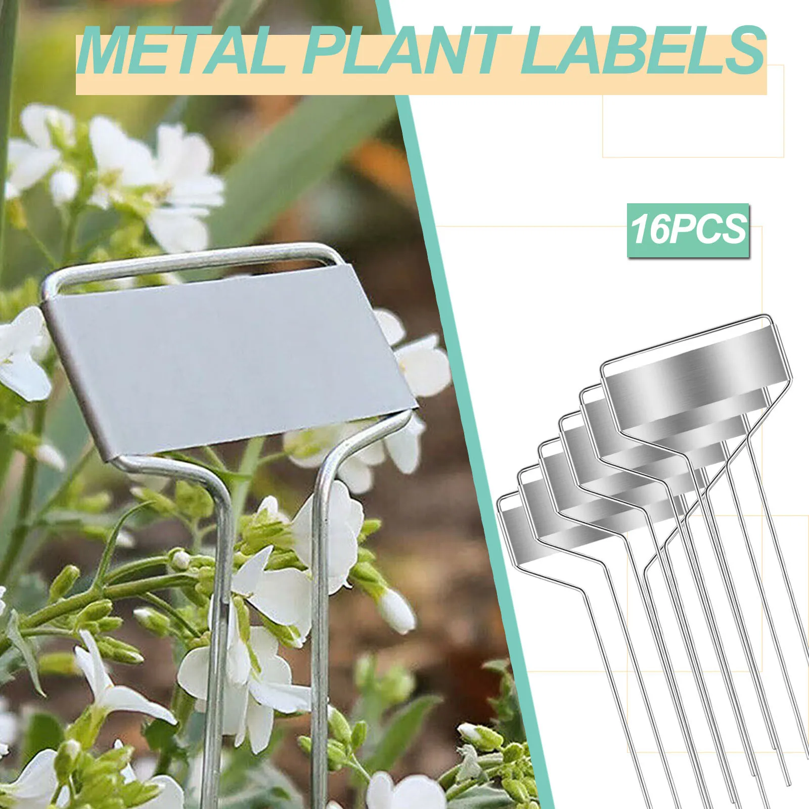 Aluminum Label Metal Plant Labels Garden Markers T-Type Gardening Name Tags Herbs Pots Garden Decoration Outdoor tuin decoratie
Aluminum Label Metal Plant Labels Garden Markers T-Type Gardening Name Tags Herbs Pots Garden Decoration Outdoor tuin decoratie