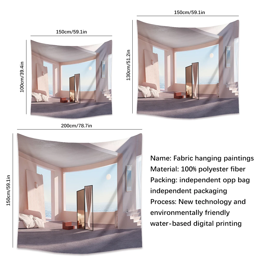 Natural Sunset Hanging Fabric Background Blanket Wall Covering Home Decor Wall Blanket Tapestry Bedroom Wall Hanging 150*200CM
Natural Sunset Hanging Fabric Background Blanket Wall Covering Home Decor Wall Blanket Tapestry Bedroom Wall Hanging 150*200CM