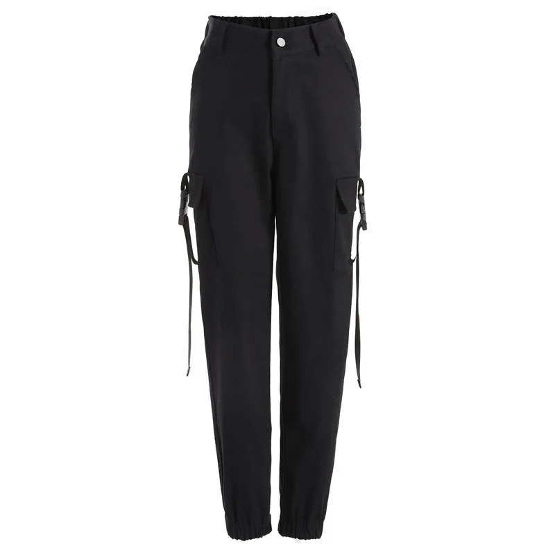 Women's Buckle Casual Pants Women's Harem Pants Overalls Button Pockets Streetwear Patchwork Long Trousers Oversized Femle 2021
Women's Buckle Casual Pants Women's Harem Pants Overalls Button Pockets Streetwear Patchwork Long Trousers Oversized Femle 2021
