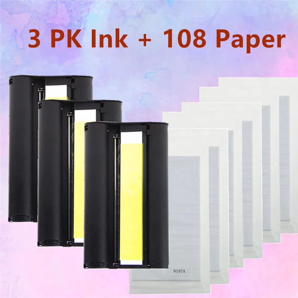 6 дюймов чернильный картридж CP1300 для Canon Selphy принтер CP1200 CP910 CP900 3 чернила Cartrdige + 108 лист Фотобумага KP-108IN KP-36IN
6 дюймов чернильный картридж CP1300 для Canon Selphy принтер CP1200 CP910 CP900 3 чернила Cartrdige + 108 лист Фотобумага KP-108IN KP-36IN