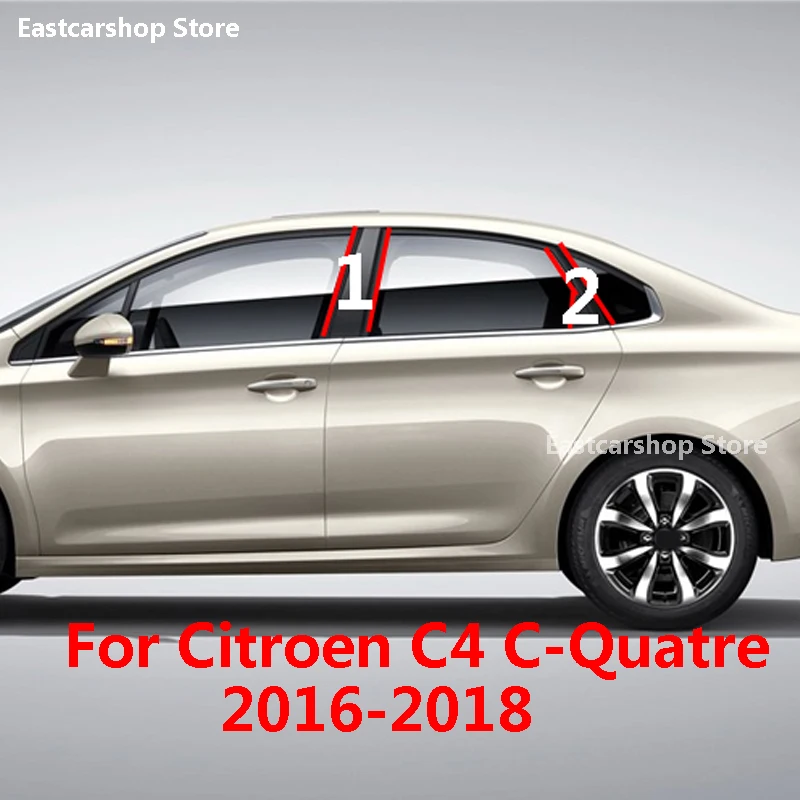 Car Middle Column PC Window Trims Decoration B C Pillar Black Strip Sticker for Citroen C4 C-Quatre 2016 2017 2018 Accessories
Car Middle Column PC Window Trims Decoration B C Pillar Black Strip Sticker for Citroen C4 C-Quatre 2016 2017 2018 Accessories