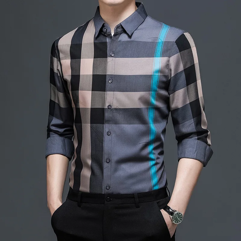 2021 Spring New Men's Simple Long Sleeve Woven Shirt Fashion Casual Trend High-Quality Men's Business Style Shirt MCQSa05
2021 Spring New Men's Simple Long Sleeve Woven Shirt Fashion Casual Trend High-Quality Men's Business Style Shirt MCQSa05