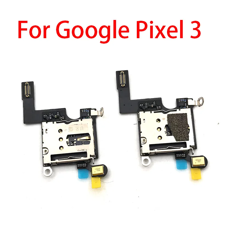 10 шт./лот SIM/SD кард ридер держатель Conecction доска для Google Pixel 3 Pixel3 с микрофоном гибкий