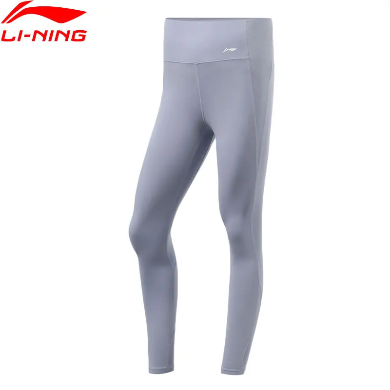 

(Clearance)Li-Ning Women Training Layer Pants Tight Fit 81% Nylon 19% Spandex High-waisted LiNing Sports Fitness Tights AULR024