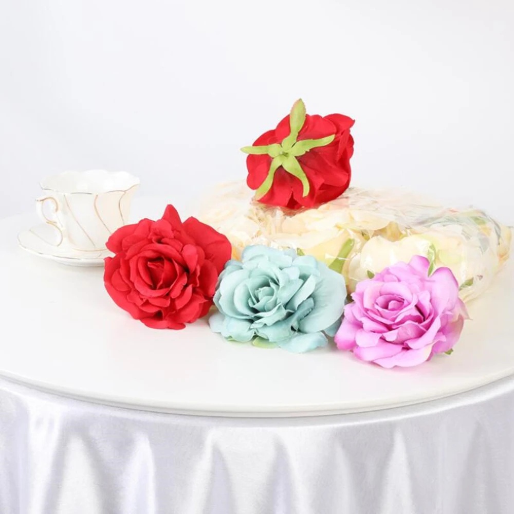 20PCS 10CM Silk Rose Flower Heads Artificial Flowers Fake Flower Heads for Wedding Party DIY Decorations Home Decor 
20PCS 10CM Silk Rose Flower Heads Artificial Flowers Fake Flower Heads for Wedding Party DIY Decorations Home Decor