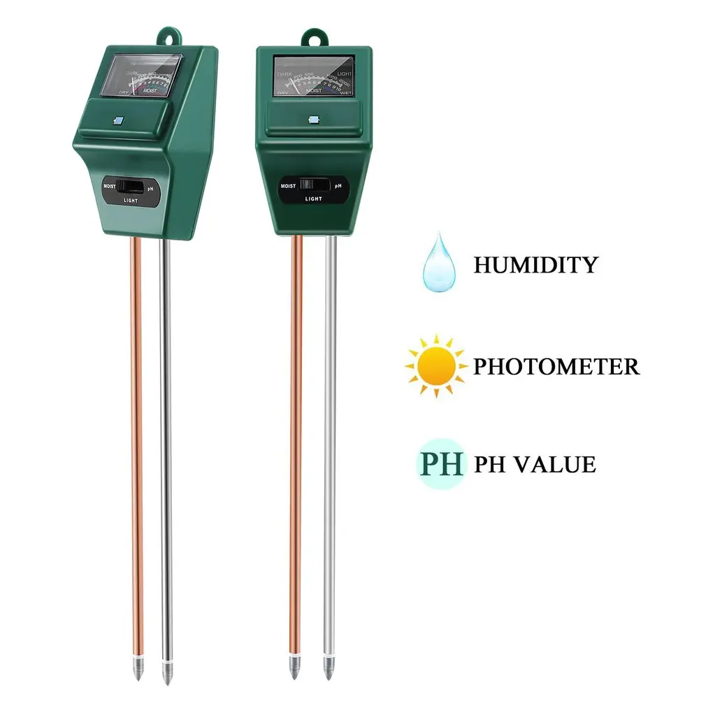 Hot 3 In 1 Vocht Licht Ph Meter Plant Bloemen Tuin Bodem Analyzer Tester Tool Plant Tester Tuingereedschap
Hot 3 In 1 Vocht Licht Ph Meter Plant Bloemen Tuin Bodem Analyzer Tester Tool Plant Tester Tuingereedschap