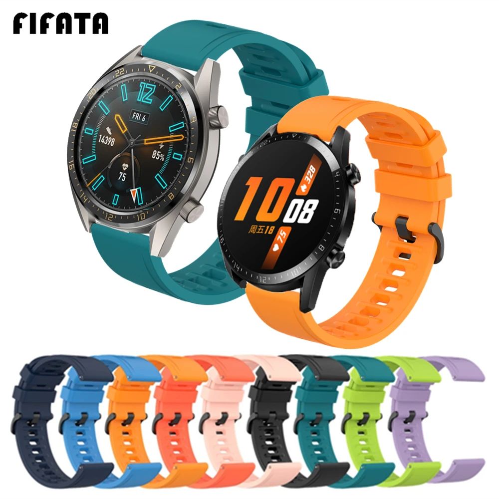 FIFATA ремешок для часов Huawei Watch GT / GT2 GT2e браслет 46 42 спортивный на