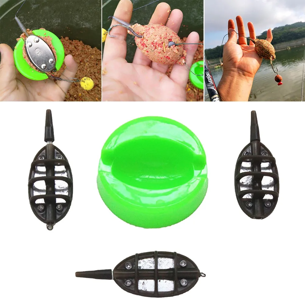 Carp Fishing Inline Method Feeders Set 3pcs Feeders With Mould + 1pc Quick Release Moulds Fishing Tackle Pesca Iscas Accessory
Carp Fishing Inline Method Feeders Set 3pcs Feeders With Mould + 1pc Quick Release Moulds Fishing Tackle Pesca Iscas Accessory