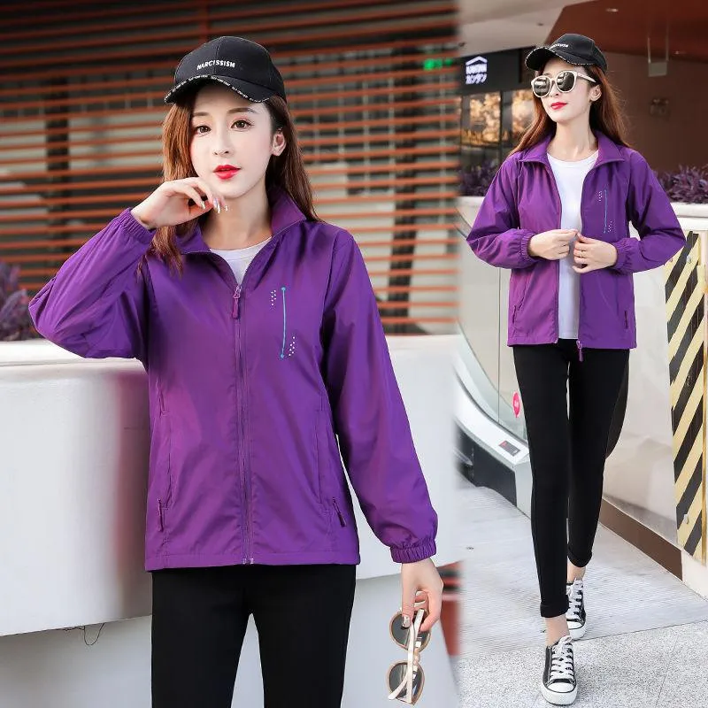 Women's Jackets 2020 Spring Causal Windbreaker Women Basic Jackets Coats Zipper Lightweight Jackets Bomber Famale Coat Plus size
Women's Jackets 2020 Spring Causal Windbreaker Women Basic Jackets Coats Zipper Lightweight Jackets Bomber Famale Coat Plus size