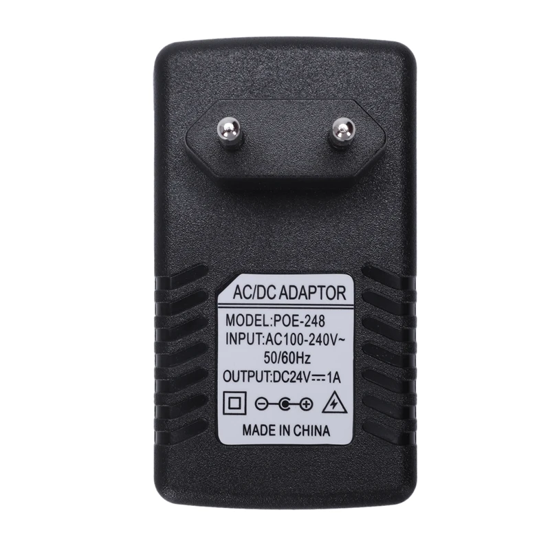 Power Supply Ethernet POE Injector Adapter for IP Phone Gateway IP Camera(24V/1A EU Plug)
Power Supply Ethernet POE Injector Adapter for IP Phone Gateway IP Camera(24V/1A EU Plug)
