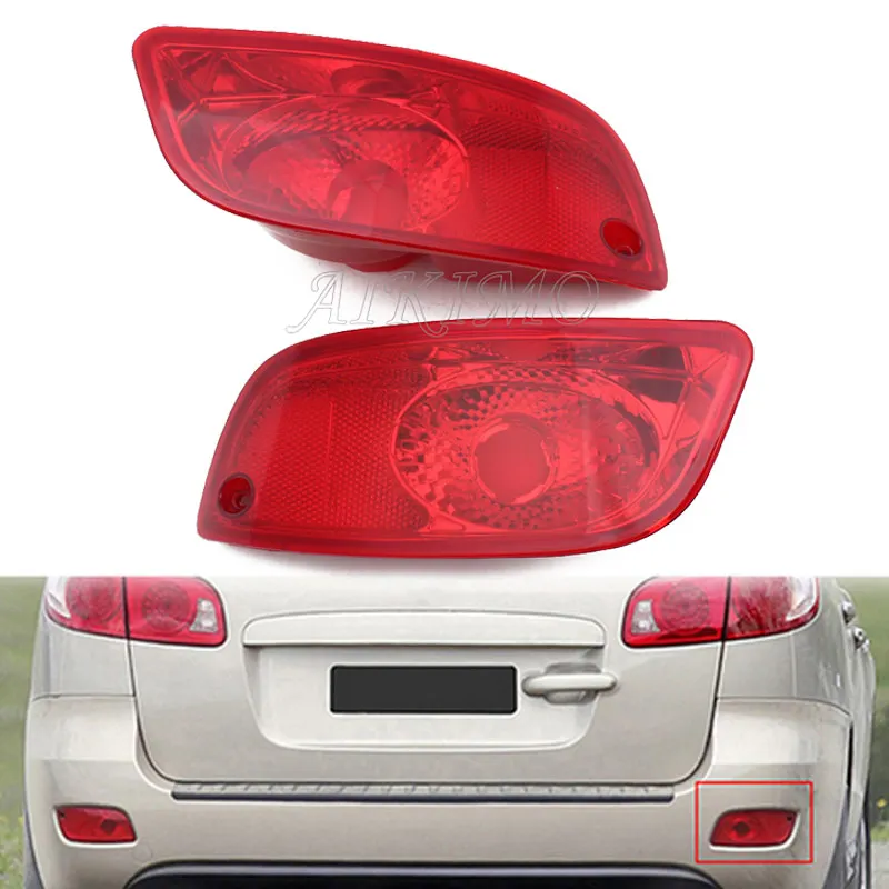 Car Tail Light Turn Signal Housing Rear Bumper Reflector Red Fog Lights for Hyundai Santa Fe (CM) 2007-2009 Pre-facelift
Car Tail Light Turn Signal Housing Rear Bumper Reflector Red Fog Lights for Hyundai Santa Fe (CM) 2007-2009 Pre-facelift