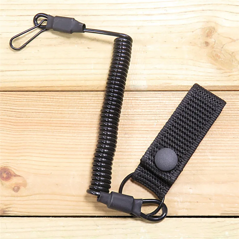 Elastic Lanyard Rope Safety Strap Gun Rope Key Ring Chain Flashlight Hunting Accessories Tactical Anti-lost Military
Elastic Lanyard Rope Safety Strap Gun Rope Key Ring Chain Flashlight Hunting Accessories Tactical Anti-lost Military