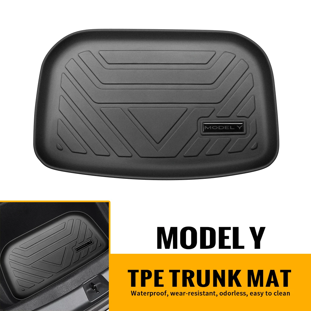 TPE New Car Rear Trunk Pad Custom For Tesla Model Y 2021 2022 Auto Trunk Storage Mat Cargo Tray Trunk Protective Pads Waterproof
TPE New Car Rear Trunk Pad Custom For Tesla Model Y 2021 2022 Auto Trunk Storage Mat Cargo Tray Trunk Protective Pads Waterproof
