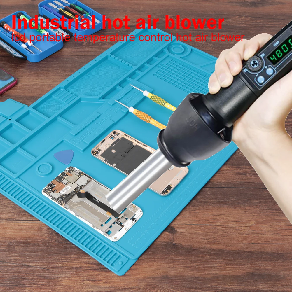 650W Electrical Hot Air Blower LCD Digital Display Temperature Adjustable Building Hair Dryer Hot Air Machine Soldering
650W Electrical Hot Air Blower LCD Digital Display Temperature Adjustable Building Hair Dryer Hot Air Machine Soldering