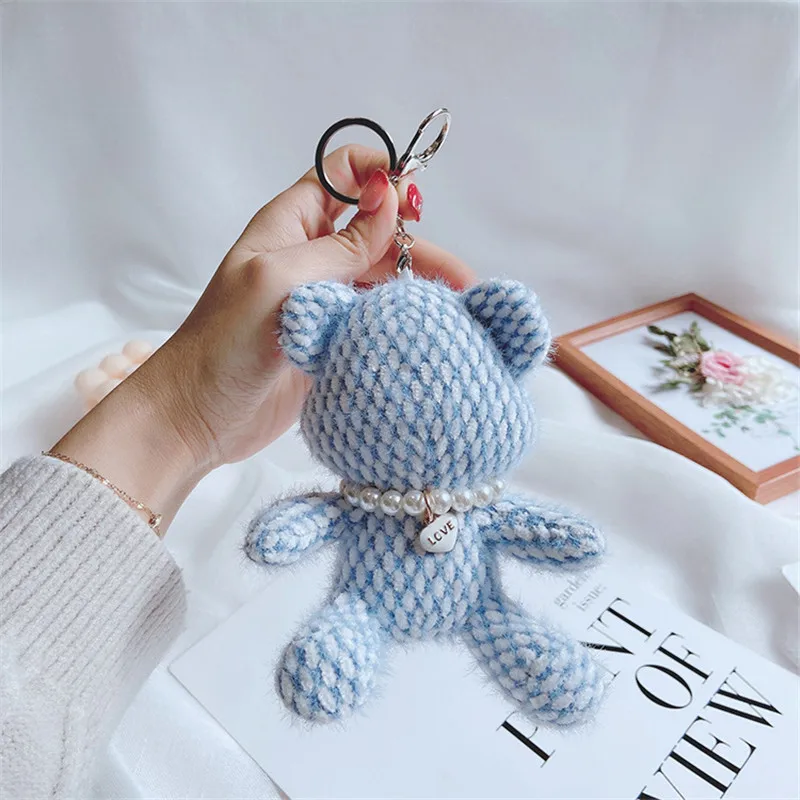New fashion South Korea cute sitting bear keychains plush doll doll doll panda key chain bag pendant key rings accessories
New fashion South Korea cute sitting bear keychains plush doll doll doll panda key chain bag pendant key rings accessories