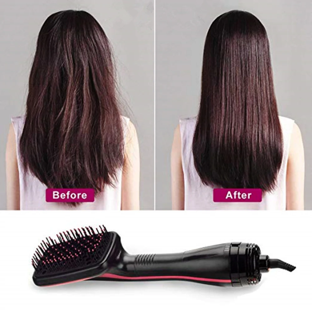 Hair Dryer Brush One Step Hair Dryer Volumizer Salon Blower Hot Air Professional Brush Blow Dryer Comb Hair Straightener Bru 
Hair Dryer Brush One Step Hair Dryer Volumizer Salon Blower Hot Air Professional Brush Blow Dryer Comb Hair Straightener Bru
