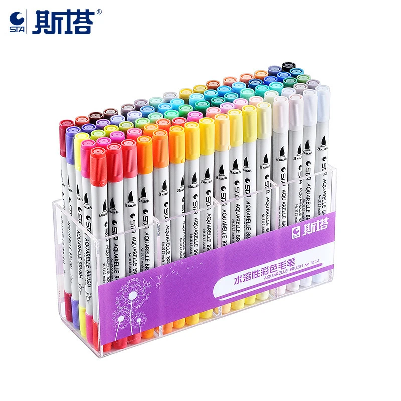 Pincel para colorir aquarelle, caneta com ponta solúvel para agulha de 48/80mm e delineador micron, 12/24/36/0.4 cores caneta
Pincel para colorir aquarelle, caneta com ponta solúvel para agulha de 48/80mm e delineador micron, 12/24/36/0.4 cores caneta